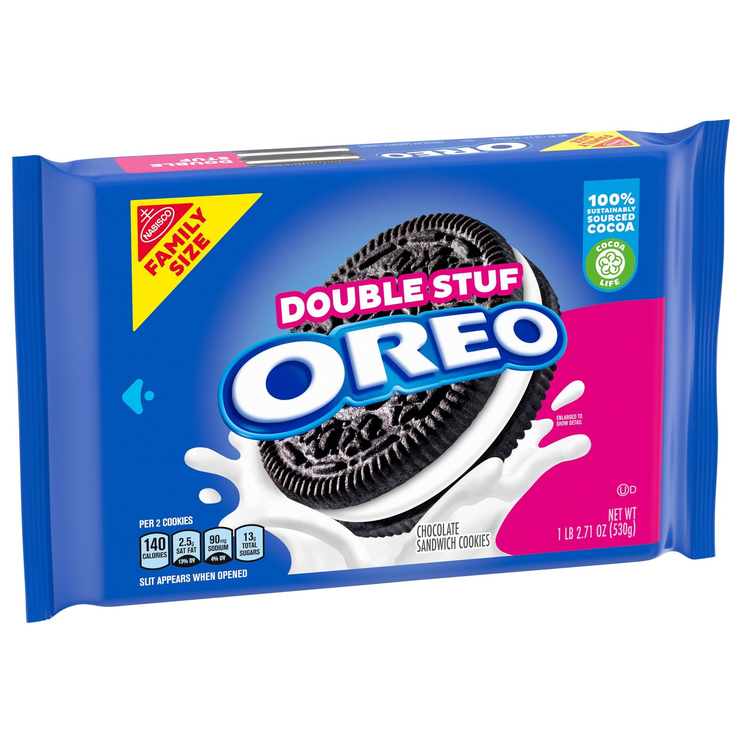 OREO ORIGINAL DOUBLE STUF COOKIES FAMILY SIZE 18.71 OZ