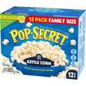 Pop Secret Popcorn, Kettle Corn Microwave Popcorn, 3 oz Sharing Bags, 12 Ct