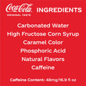 Coca-Cola Soda Pop, 16.9 fl oz, 6 Pack Bottles