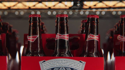 Budweiser Beer, 6 Pack Beer, 12 fl oz Glass Bottles, 5 % ABV, Domestic Lager