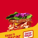 Oscar Mayer Sub Kit with Extra Lean Smoked Ham & Extra Lean Smoked Turkey Breast Sliced Deli Lunch Meat, 28 Oz Package
