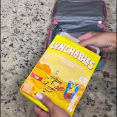 Lunchables Light Bologna & American Cheese Cracker Stackers Kids Lunch Snack, 3.1 oz Tray